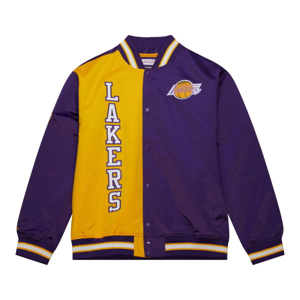 HERREN JACKE NBA TEAM OG 2.0 LIGHTWEIGHT SATIN JACKET LAKER (OJBF5523-LALYYPPPPURP)