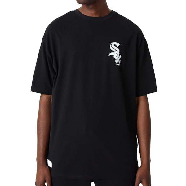 HERREN T-SHIRT MLB ESSENTLS LC OS TEE CHIWHI BLKWHI (60416725-001)