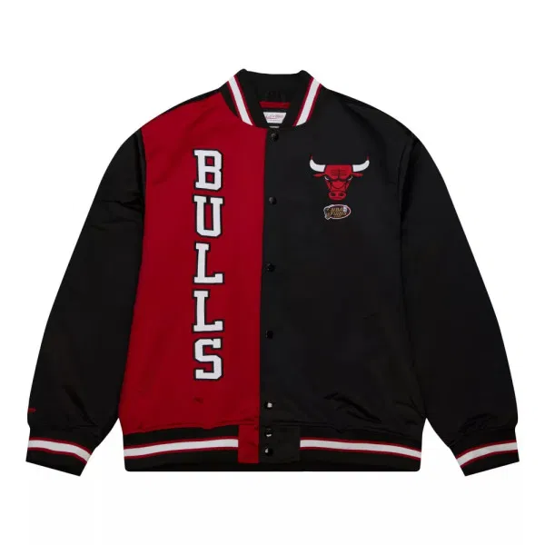 HERREN JACKE NBA TEAM OG 2.0 LIGHTWEIGHT SATIN JACKET BULLS (OJBF5523-CBUYYPPPBLCK)