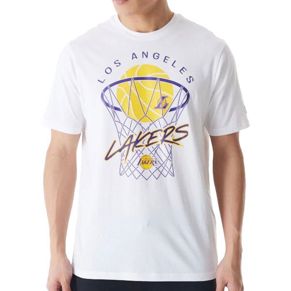 HERREN T-SHIRT NBA NET GRAPHIC TEE LOSLAK (60578573)