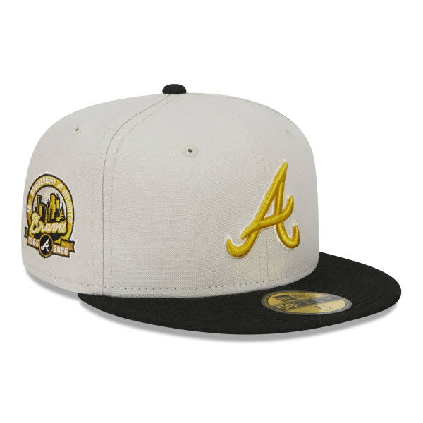 UNISEX CAP 59FIFTY TWO-TONE STONE 18585 ATLBRA (60487337)