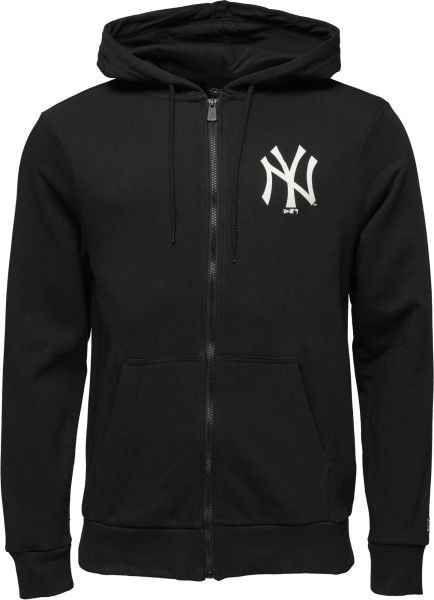 HERREN ZIP-HOODIE MLB ESSENTLS FZ HOODY NEYYAN BLKWHI (60416721-001)