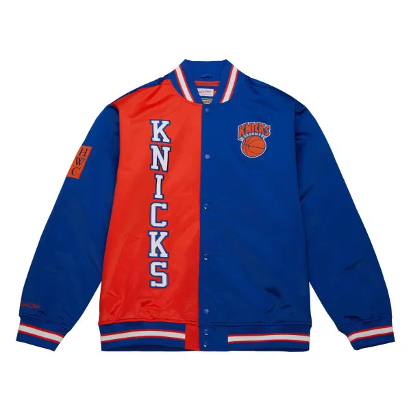 HERREN JACKE NBA TEAM OG 2.0 LIGHTWEIGHT SATIN JACKET KNICK (OJBF5523-NYKYYPPPROYA)